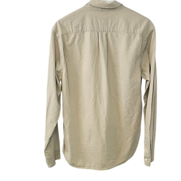 Pendleton Mens Lowell Button Down Shirt, Striped, Cotton, Size Medium - Picture 4 of 7